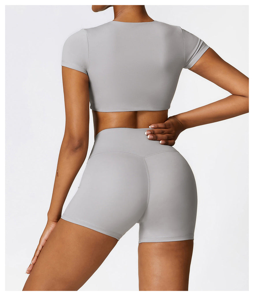 Butter T-Sleeve Crop Top