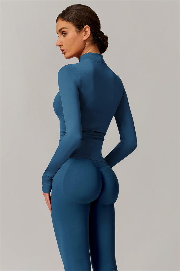 The Nova Luxe Jacket Sports Bra Leggings 3-Piece Set