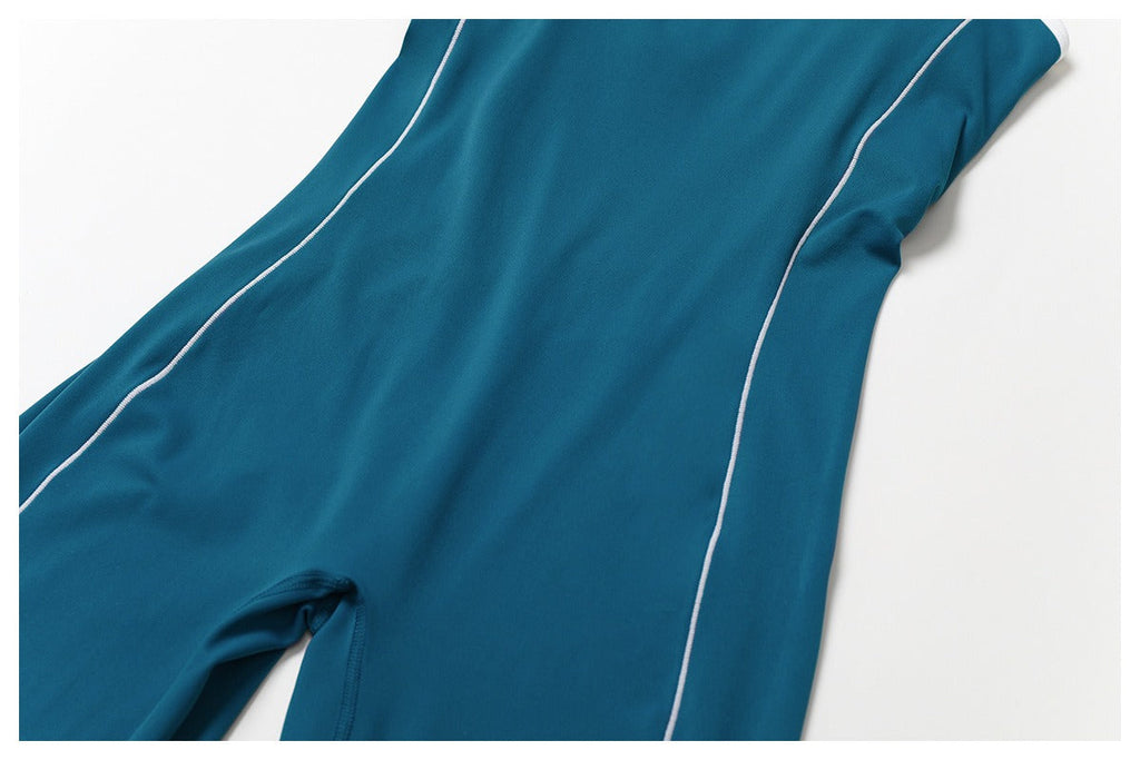 Martha Contrast Flared Jumpsuit