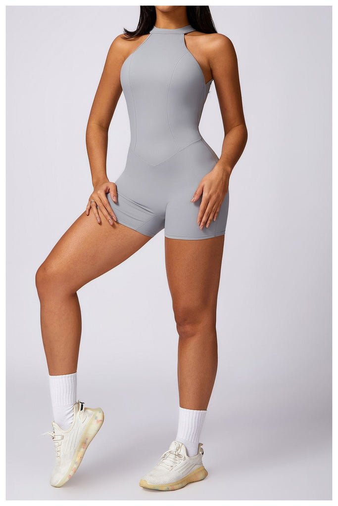Christine Sculpt Backless Romper