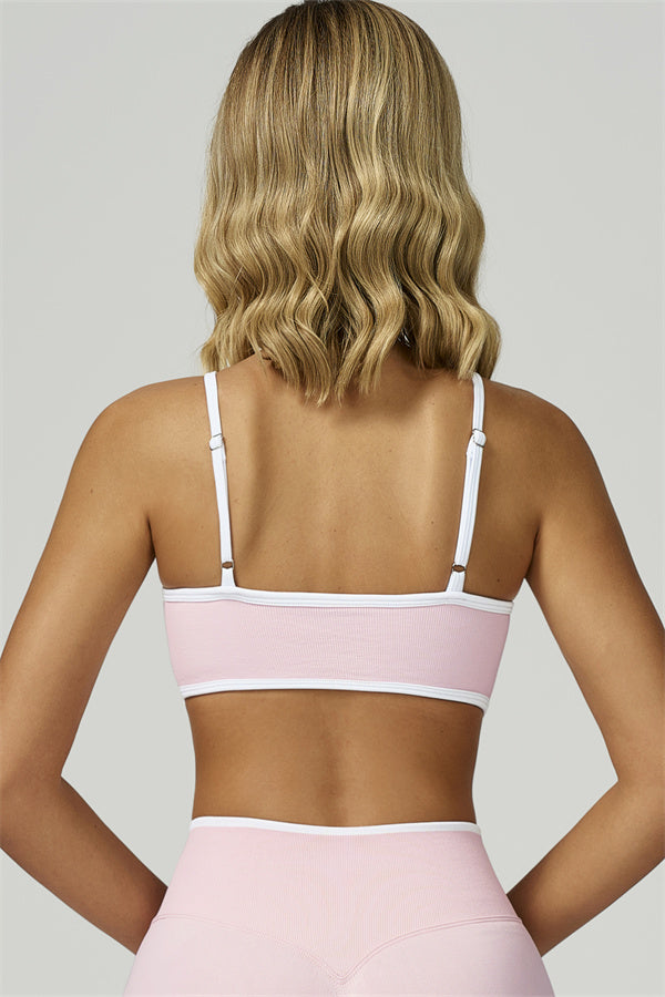 The Prime Line Sports Bra Oyster Pink