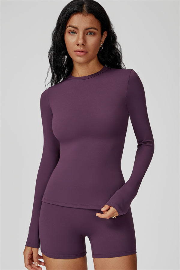 The Oasis Long Sleeve T-shirt Shorts 2-Piece Set
