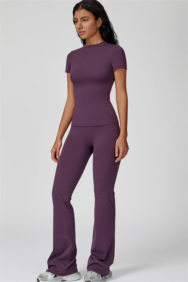 The Oasis T-shirt Flared Leggings 2-Piece Set