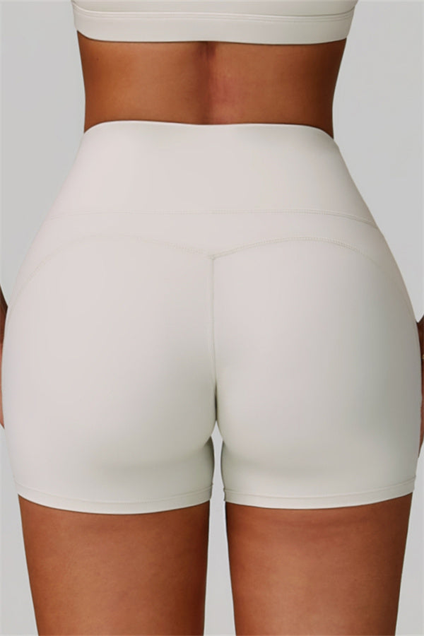 The Bold Cross Back Sports Bra Shorts 2-Piece Set