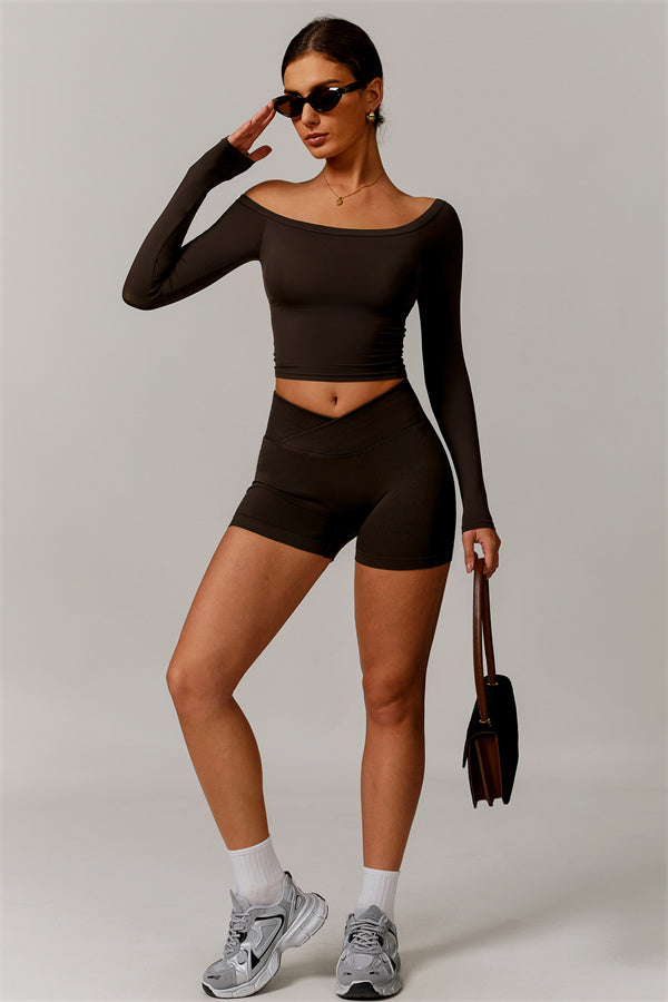 The Vivid Long Sleeve Crop Top