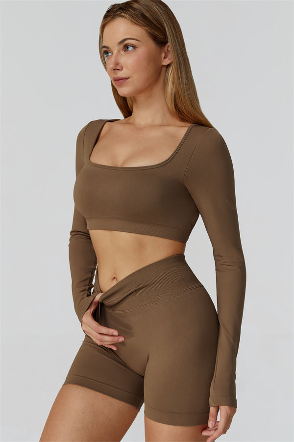 The Reign Long Sleeve Crop Top