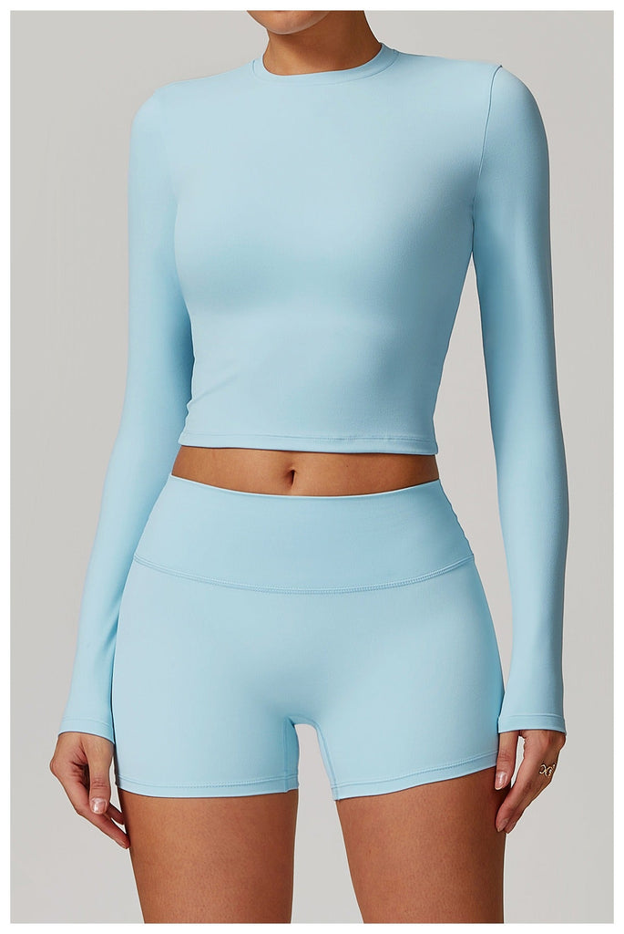 Butter Longsleeve Crop Top