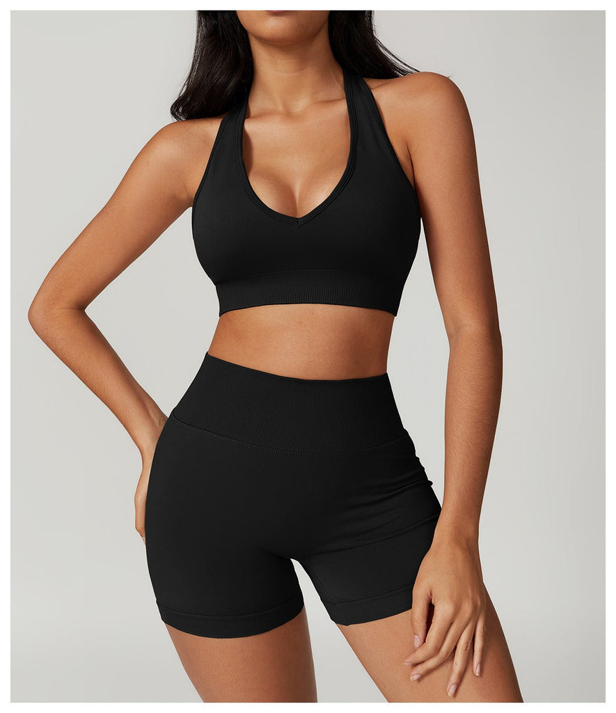 Avery Halter Top & Shorts Set