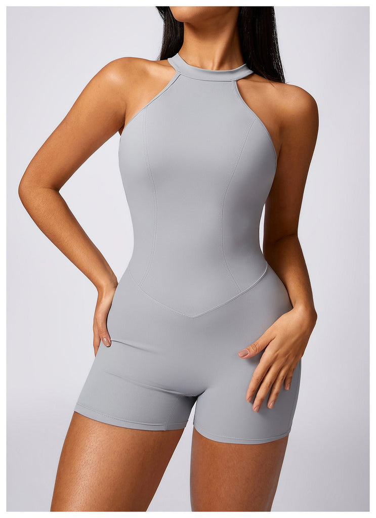 Christine Sculpt Backless Romper