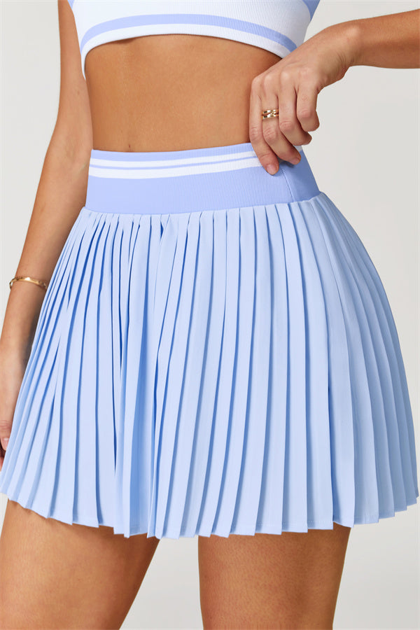 The Elan Tennis Skirt Periwinkle