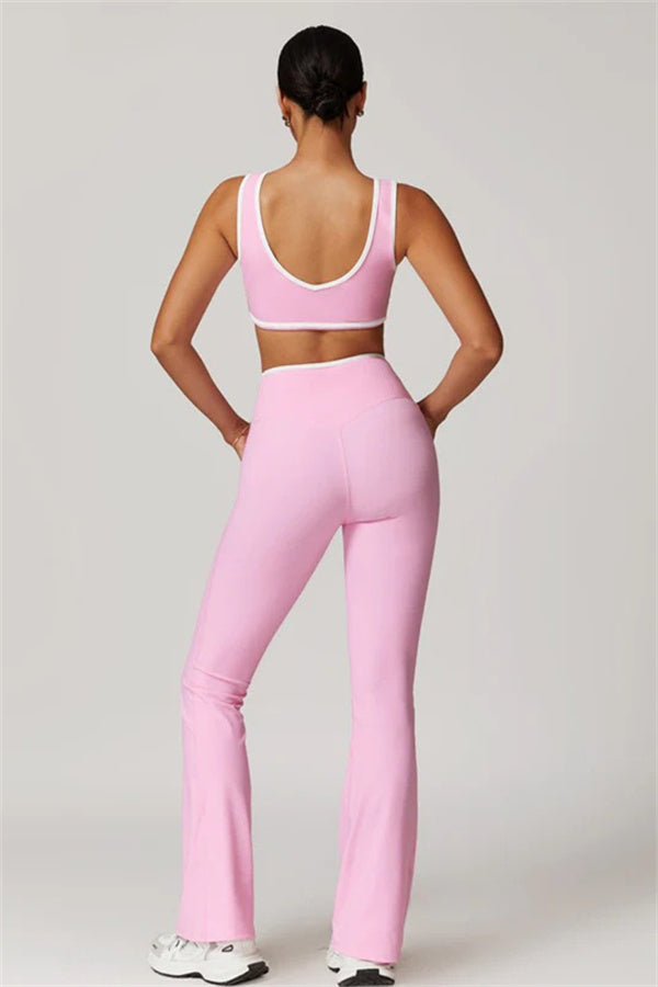 The Stamina Sports Bra Flared Leggings 2-Piece Set
