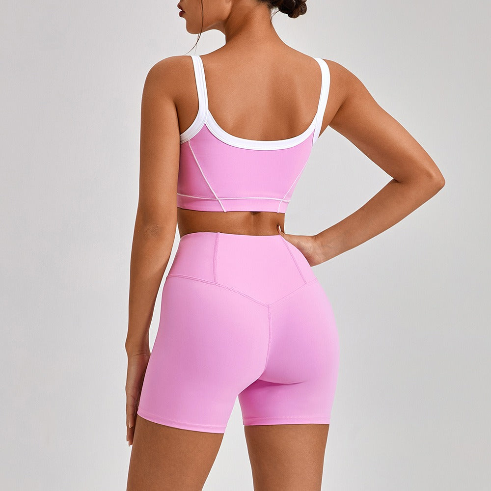 Celeste Panel Crop Bra Top
