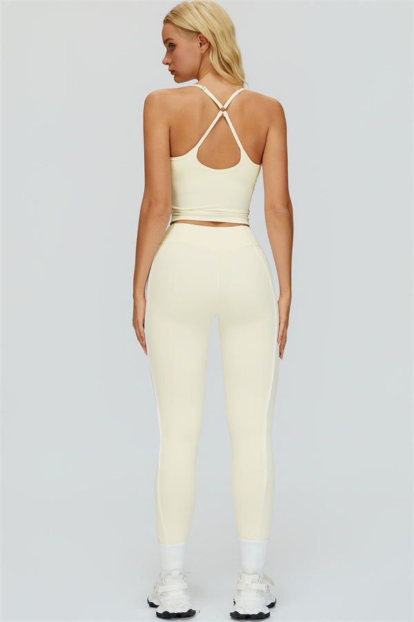 The Whisper Crop Top Leggings 2-Piece Set