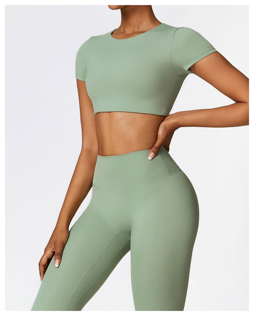 Butter T-Sleeve Crop Top