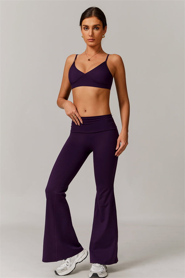 The Vigor Sports Bra Flared Leggings 2-Piece Set