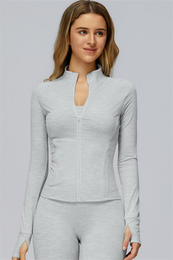 The Radiance Jacket Racerback Sports Bra Leggings 3-Piece Set