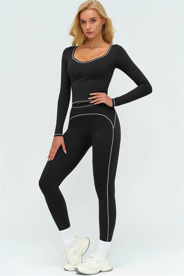 The Amara Long Sleeve T-shirt Leggings 2-Piece Set