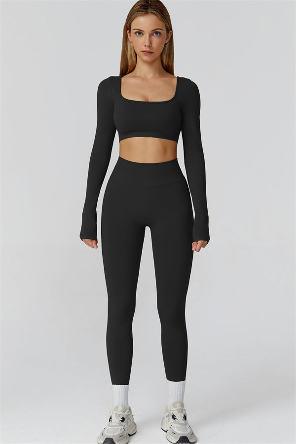 The Reign Long Sleeve Crop Top