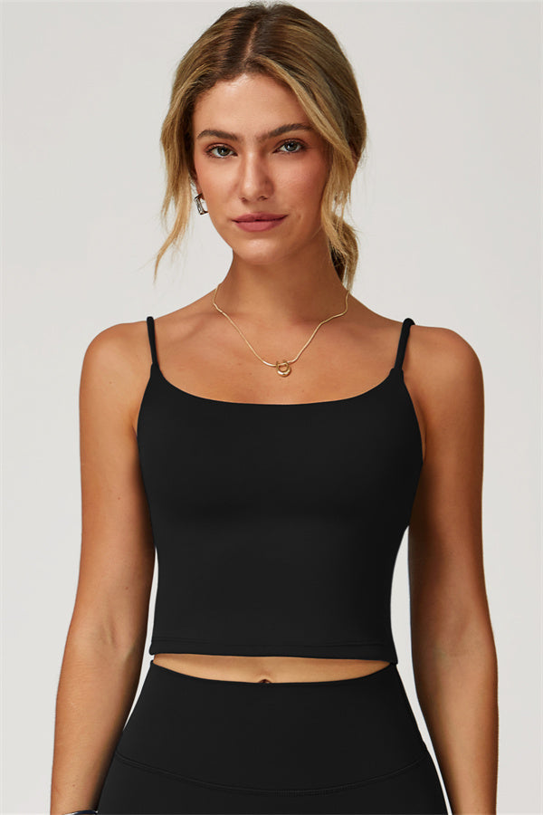 The Agile Crop Top Black
