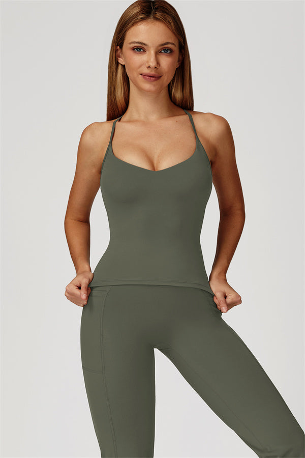 The Propel Crop Top Flared Leggings 2-Piece Set