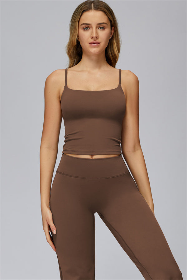 The FlexCore Crop Tank Flared Leggings 2-Piece Set