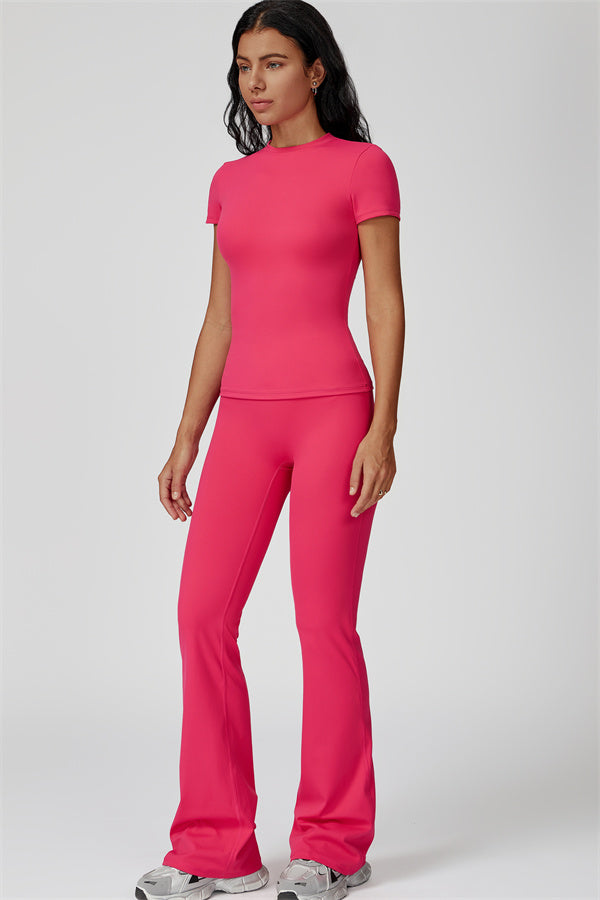 The Oasis T-shirt Flared Leggings 2-Piece Set