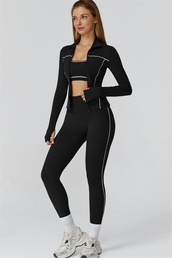 The Venus Zip Longsleeve Top