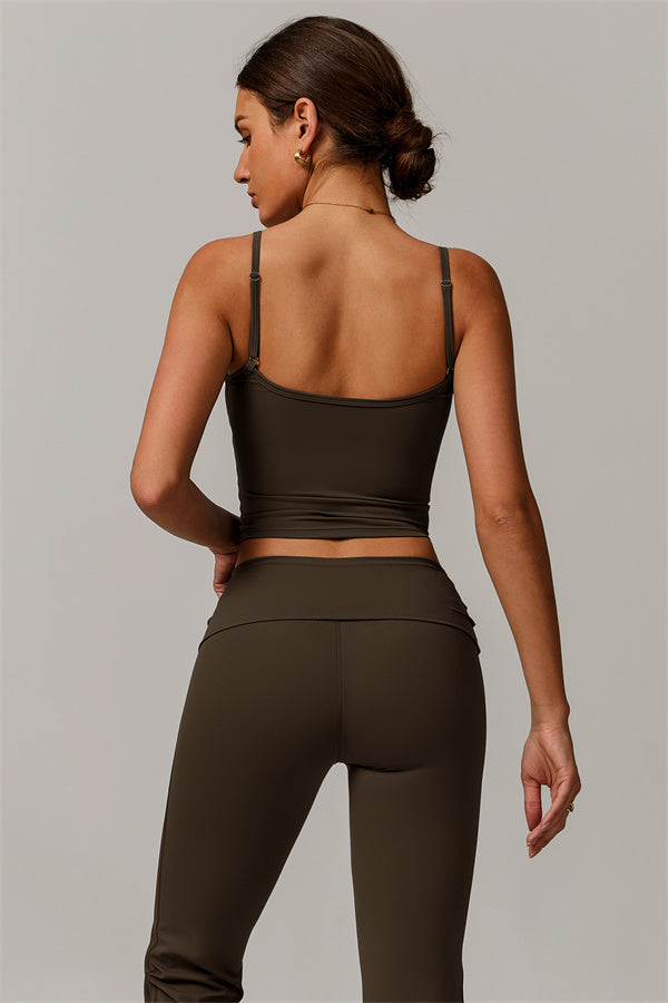 The Vigor Tank Top Flared Leggings 2-Piece Set