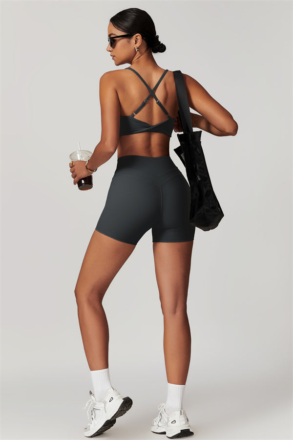 The Enigma Sports Bra Shorts 2-Piece Set