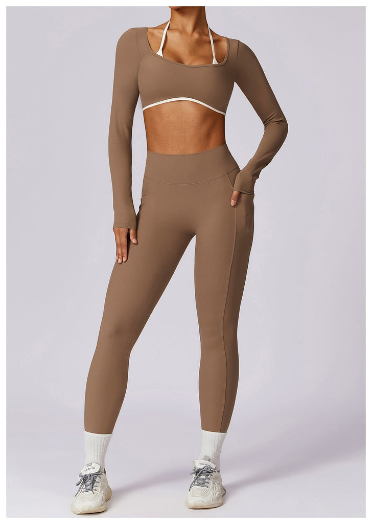 Noelle Contrast Longsleeve Top