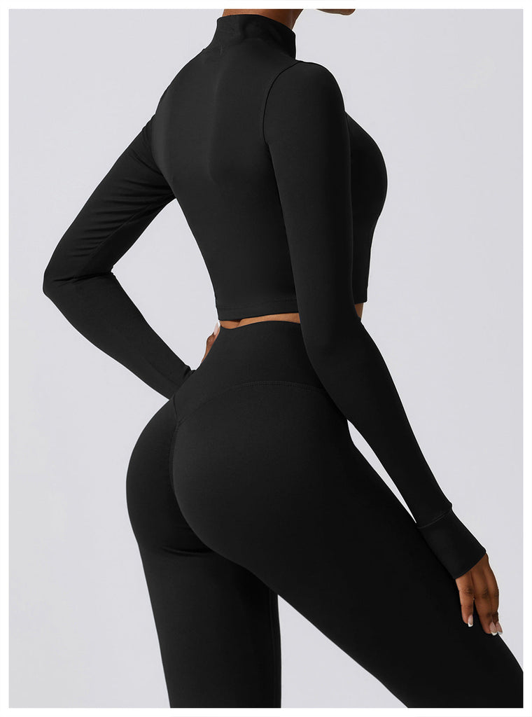 Thea Zip Longsleeve Top
