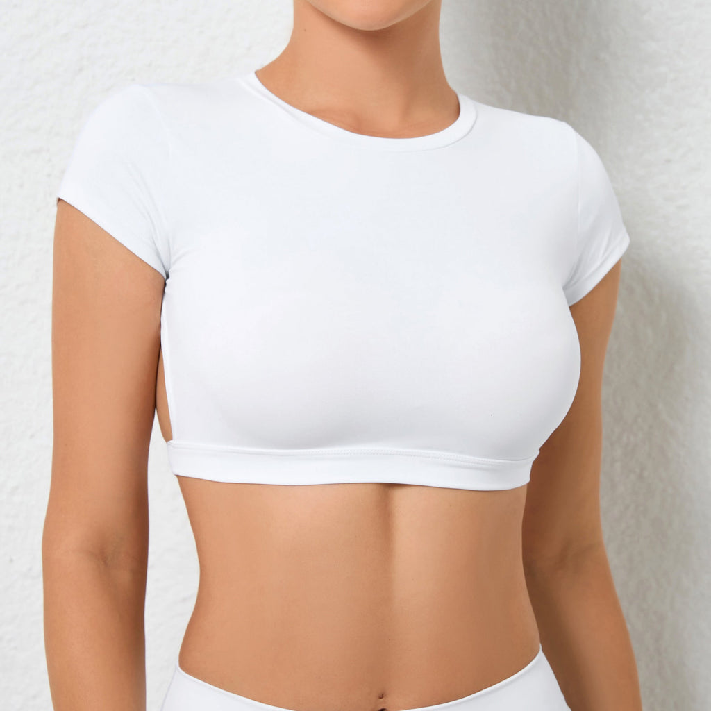 Sienna T-Sleeve Backless Top