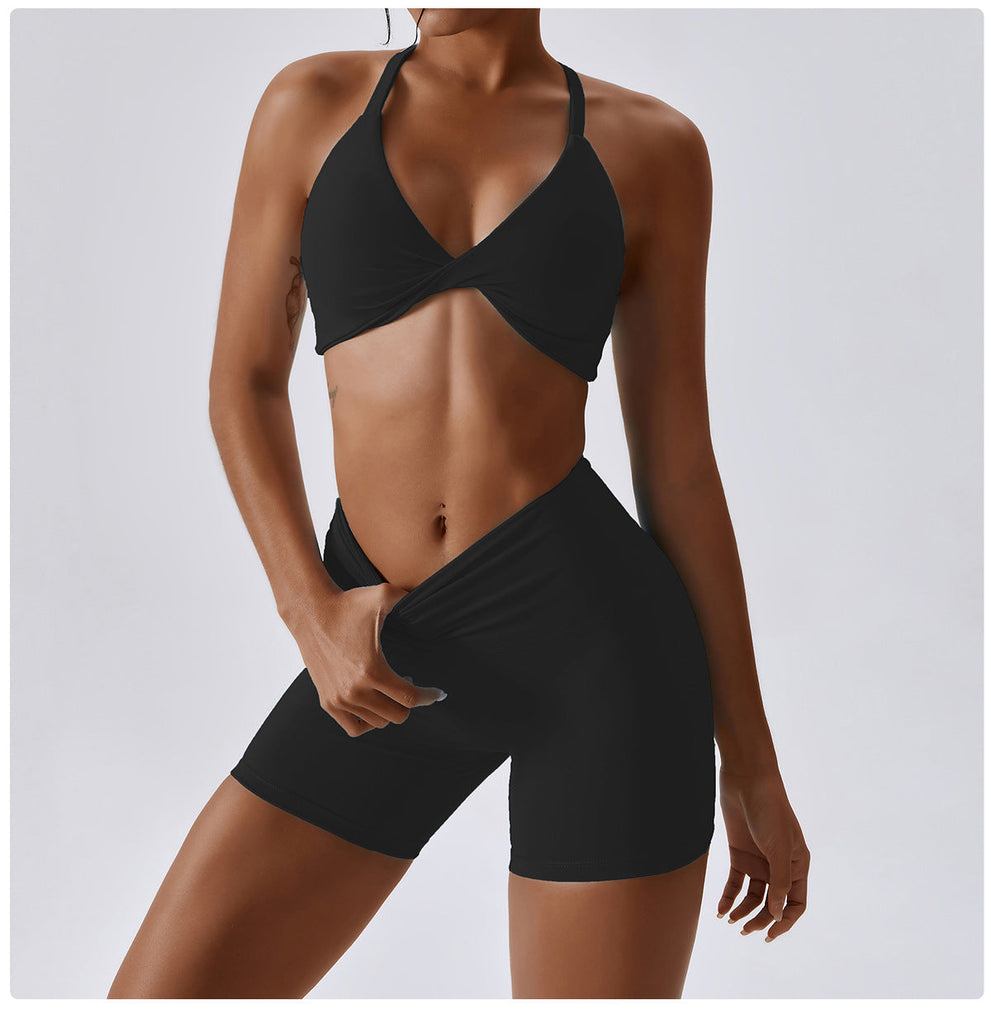 Ibiza Twist Bra Top & Shorts Set