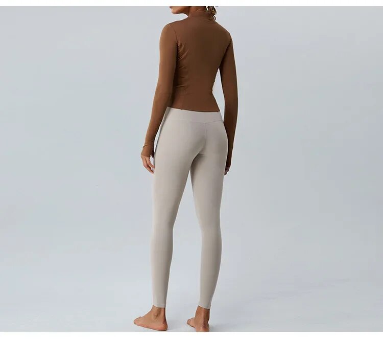 Elsie Zip Up Longsleeve Top
