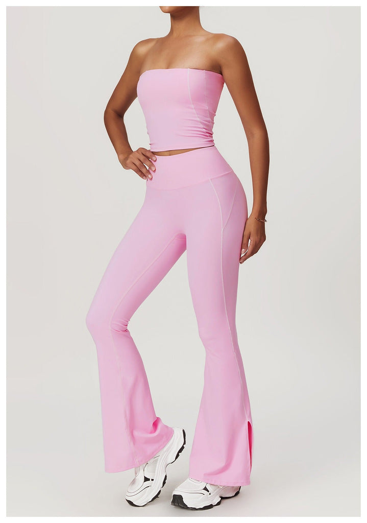 Celeste Panel Tube Top & Flared Set