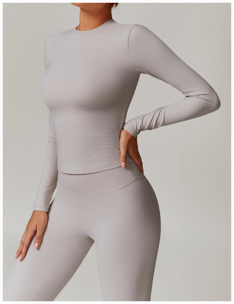 Butter Longsleeve Crop Top
