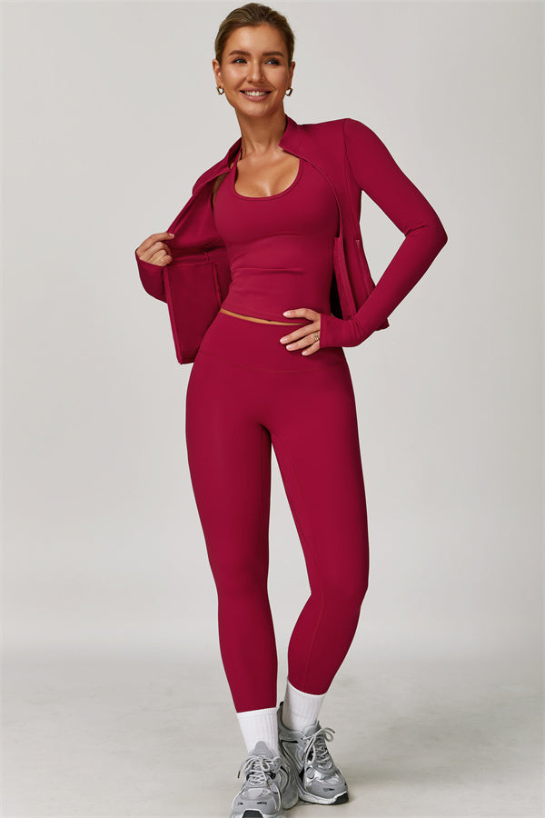 The Refresh Halter Crop Top Leggings 2-Piece Set