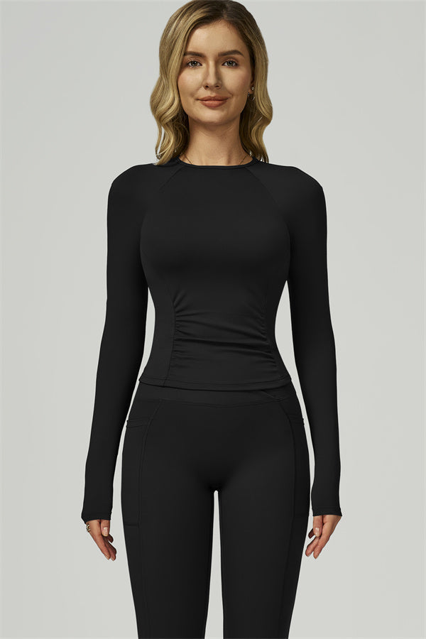 The FlexFit Active Top Leggings 2-Piece Set Black