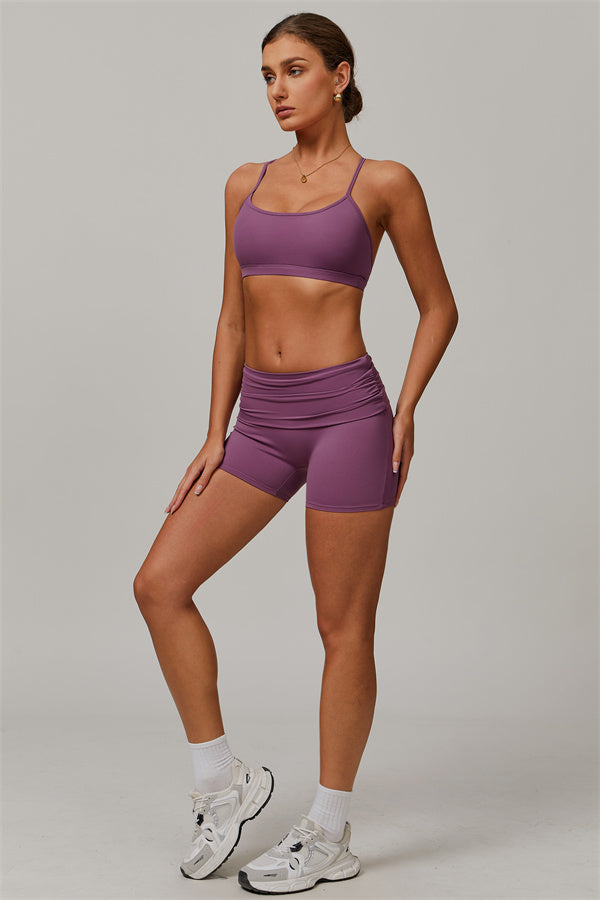 The Juno Star Sports Bra Shorts 2-Piece Set