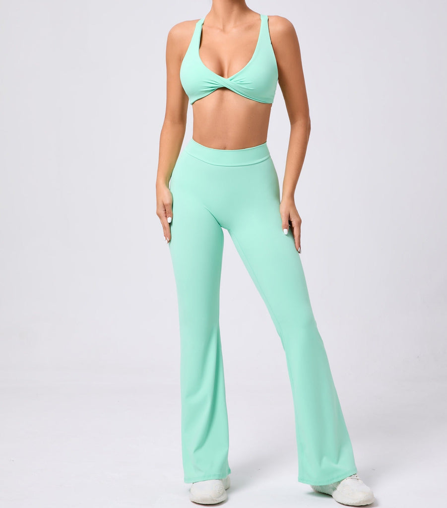 Tyla Bra Top & Flared Set