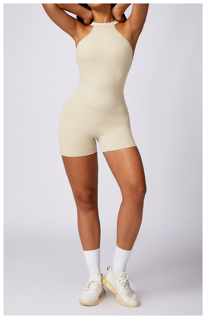 Christine Sculpt Backless Romper