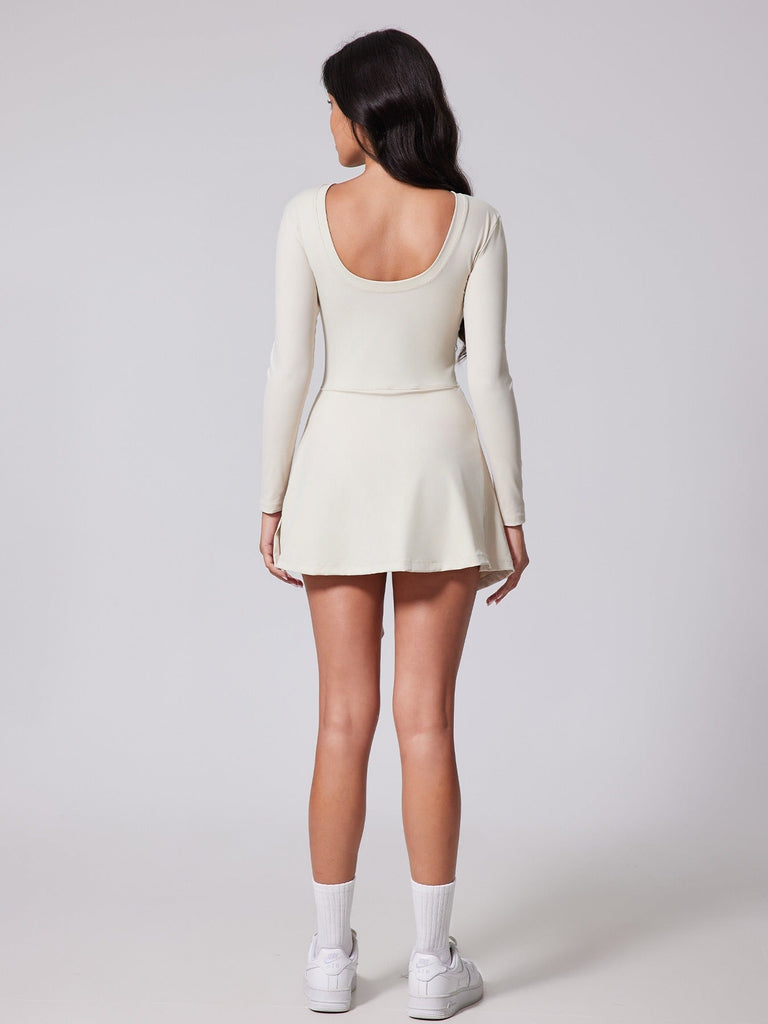 Elise Longsleeve Bow Skort Dress