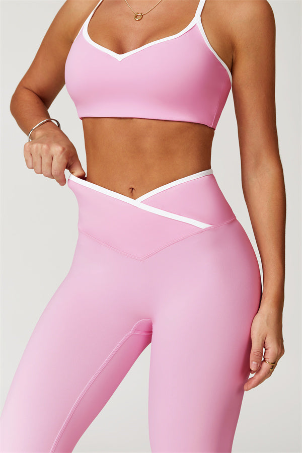 The Aiko Sports Bra Flared Leggings 2-Piece Set