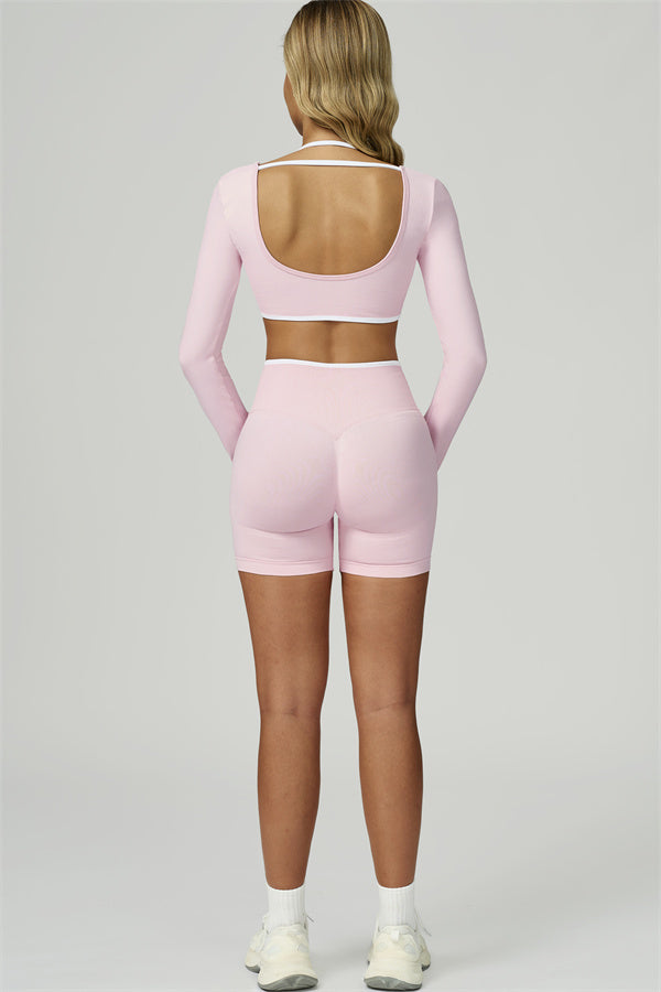 The Prime Line Long Sleeve Crop Top