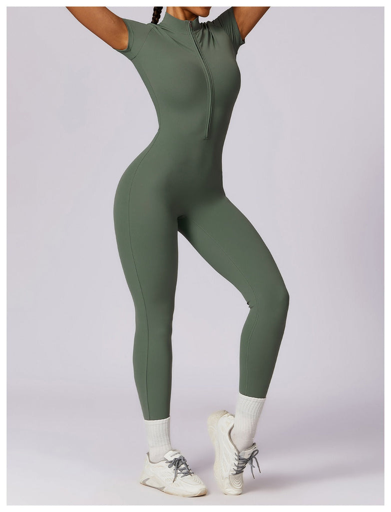 Super Sculpt Short Sleeve Jumpsuit (size down)