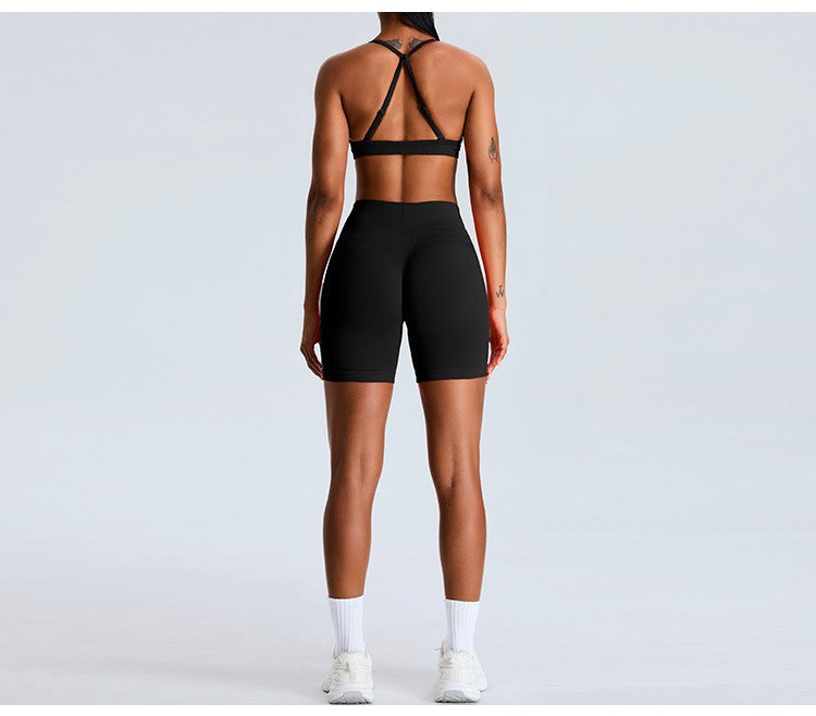 Tia Seamless Bra Top & Shorts Set