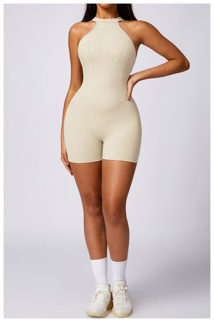 Christine Sculpt Backless Romper