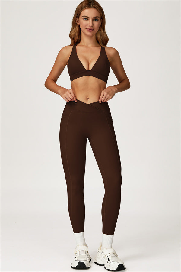 The Glacier Sports Bra Leggings 2-Piece Set