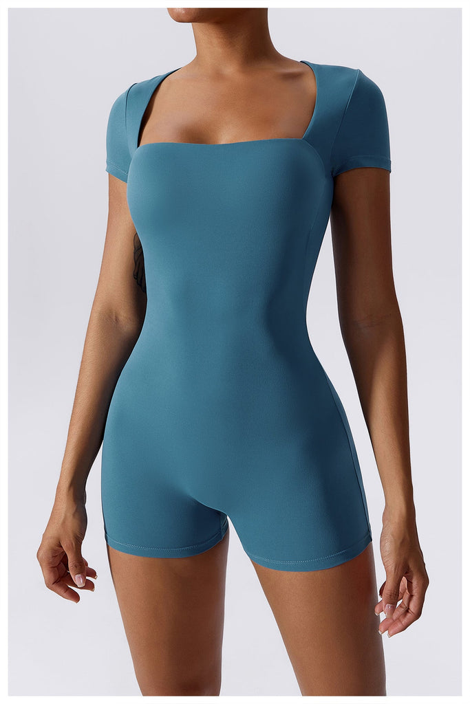 Square Double Lined Romper