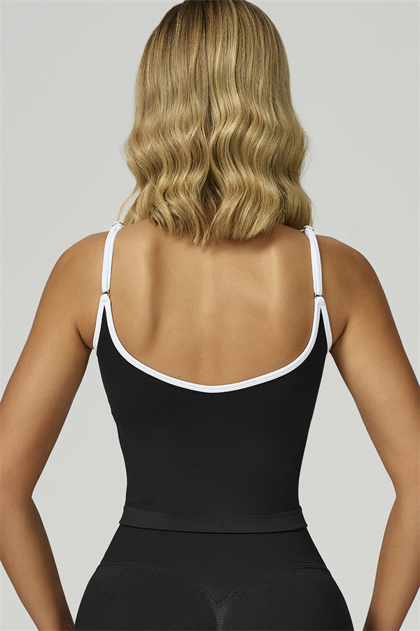 The Prime Line Crop Top Black